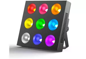 Stage Light Bar Wash Light,120W RGB Rectangular Dj Light Bar 4/6/9/36/38CH DMX C - Picture 1 of 5