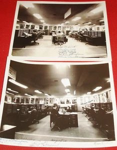Pair of Black and White 8X10 Photographs From Bell System News Features! - Picture 1 of 3