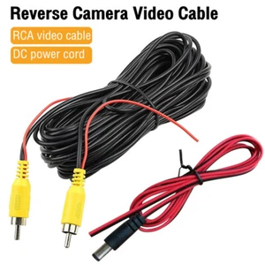 Cable de extensión RCA de video para automóvil para cámara de visión trasera y cable de detección - Imagen 1 de 19