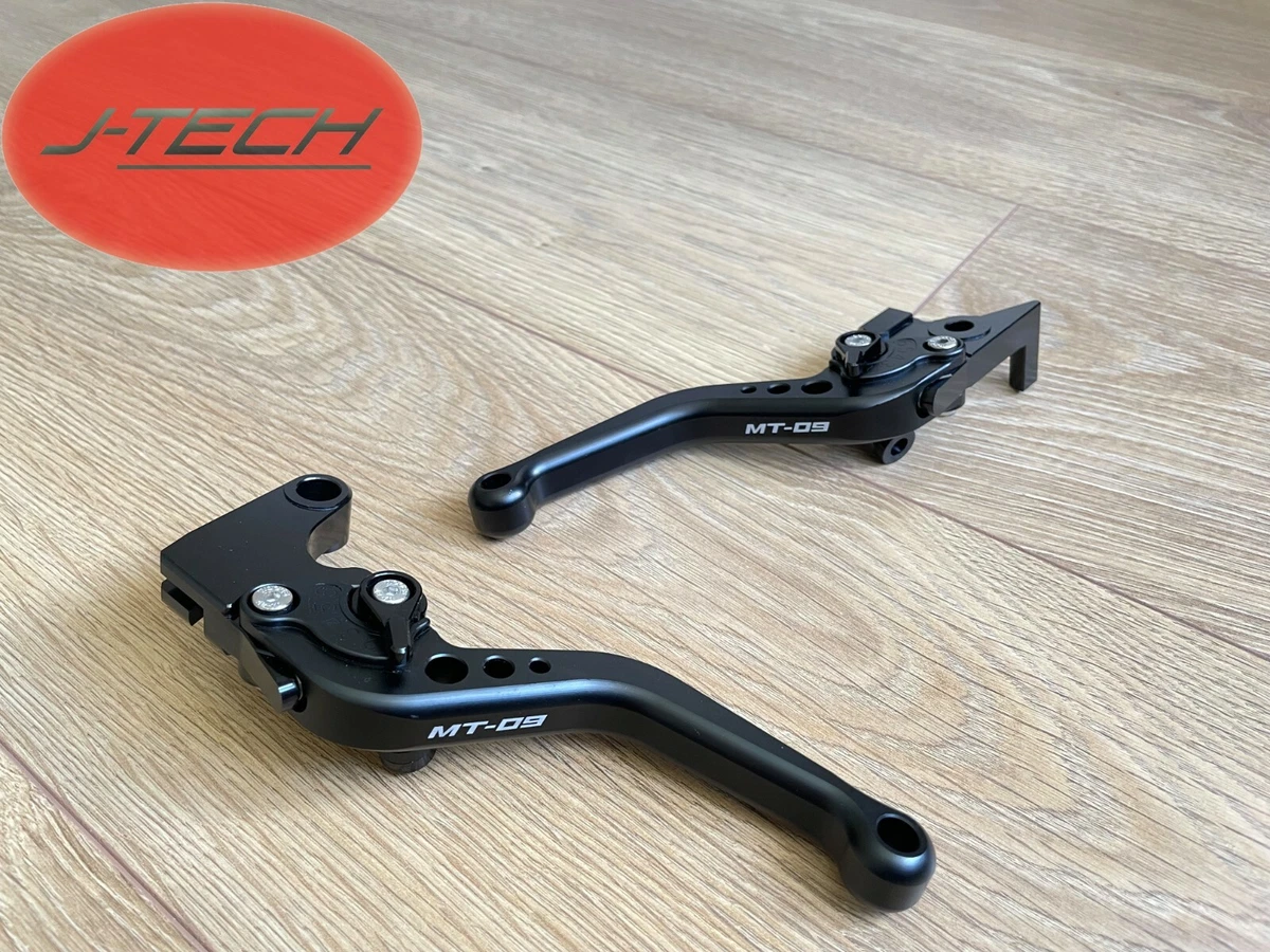 Yamaha MT-09 2014-2020 KLAPPBAR SCHWARZ BREMSKUPPLUNGSHEBEL SET