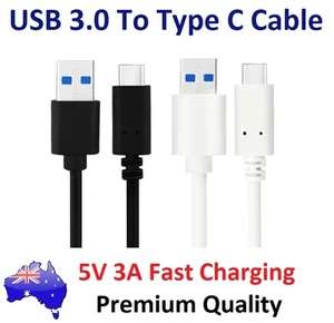 1M USB 3.0 To Type C Cable USB C For Google Samsung Huawei Vivo Oppo iPhone 15 - Picture 1 of 14