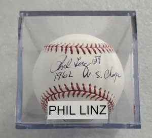 Phil Linz 1962 Autographed Signed OML Baseball  - Picture 1 of 4