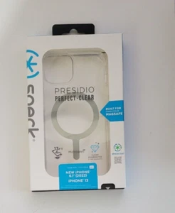 Speck Presidio Perfect-Clear with Gold MagSafe Case - iPhone 14/13 - Clear - op - Zdjęcie 1 z 1