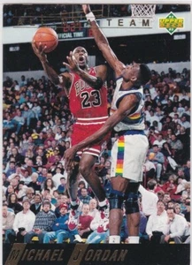 MICHAEL JORDAN 1992 Upper Deck ALL-NBA TEAM Basketball INSERT CARD Chicago Bulls - Bild 1 von 2
