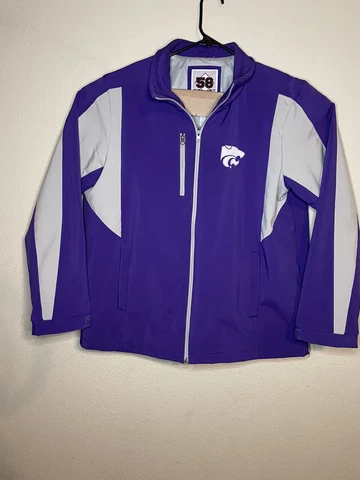 Kansas State K-State Softshell Wildcats 58 Sports Jacket Size XL Men Cover