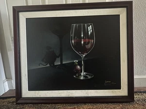 Michael Godard Painting “She devil wine” MSRP $2988 - Picture 1 of 2