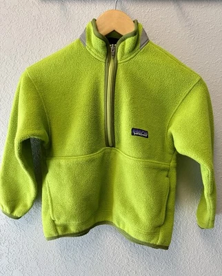 Pullover polar Patagonia Kids Like verde media cremallera talla XS 5/6 niño pequeño Foto 1 de 3