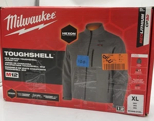 Milwaukee M100G-21XL M12 12V Durable Li-Ion Heated TOUGHSHELL Jacket Kit - Picture 1 of 6