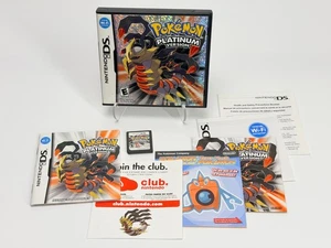 Pokemon Platinum Version (Nintendo DS) Authentic Complete w/Inserts - Picture 1 of 8