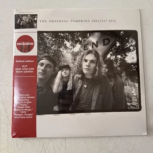 Smashing Pumpkins Greatest Hits Clear Vinyl Black Splatter 2xLP New Sealed - Picture 1 of 6