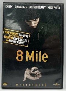 8 Mile DVD Widescreen Eminem Kim Basinger Brittany Murphy Mekhi Phifer 2003 - Picture 1 of 3