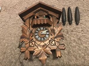 VTG Parts Repair Cuckoo Clock Gueissaz Jaccard Made In Germany & Swiss - Picture 1 of 11