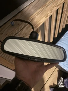 FACTORY OEM 96 97 98 99 00 JAGUAR XJ6 XJ8 XK8 R AUTO DIM REAR VIEW MIRROR - Picture 1 of 3