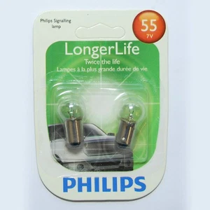 2pk - Philips  55LLB2 - 2.87w 7V Long Life Automotive Miniature Light Bulb - Picture 1 of 1