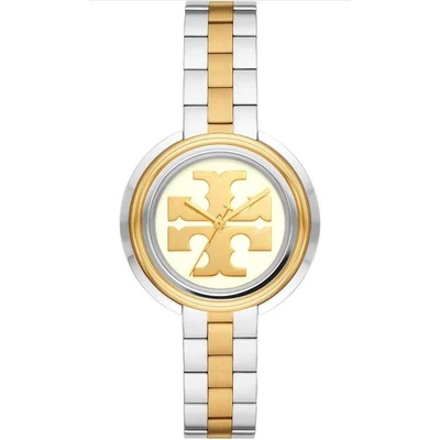 Reloj Tory Burch Miller Dos Tonos, Oro y Plata Acero Inoxidable, Excelente Usado Foto 1 de 4
