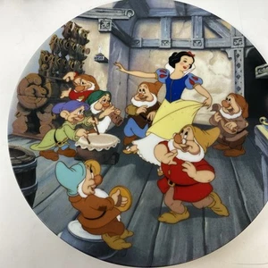 Walt Disney Blancanieves y Siete Enanitos Coleccionista Plato Knowles China Certificado de Autenticidad Limitado - Imagen 1 de 3