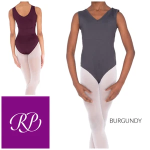 Russian Pointe Leotard Ballet Age 10-12 Size YL Foundations 5 Dance Burgundy - Picture 1 of 5