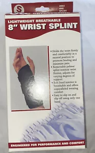 OTC Lightweight Breathable 8" Wrist Splint Latex Free 2083 Small For LEFT Side - Picture 1 of 2