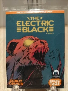 The Electric Black Digital Comic & Collectible Card Scout Comics Comic Tags 2022 - Picture 1 of 12