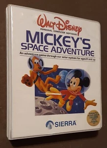 Mickey's Space Adventure von Sierra Software für Apple II+,IIe, IIc, IIgs 1984 - Bild 1 von 3