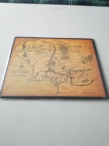 THE LORD OF THE RINGS LOTR MAP OF MIDDLE EARTH - Picture 1 of 6