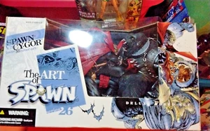 THE ART OF SPAWN SERIES 26 SPAWN VS CYGOR ISSUE 57 COVER ART DELUXE BOXED SET - Picture 1 of 14