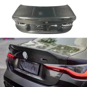 FOR 2021-2023 BMW M3 G80 M4 G82 G83 DRY CARBON FIBER CSL Style Rear Trunk - Picture 1 of 9