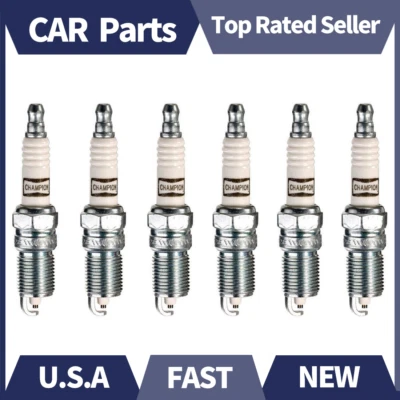 Vela de ignição Champion Platinum Power 6 peças para 1993-1997 Chrysler Concorde V6 3.5L - Imagem 1 de 4