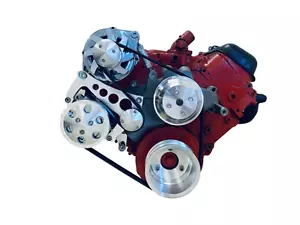 Kit de conversión de polea serpentina Big Block Chevy ALT & AC BBC 396 427 454 LWP - Imagen 1 de 3
