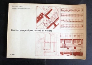 Architettura Quattro Progetti per la Città di PESARO - CLEAR 1979 - Picture 1 of 10