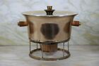 George Briard Chafing Dish W/Warming Stand & Pyrex Liner Vintage Mid-Century*