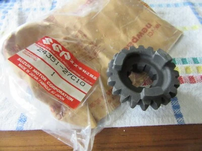 SUZUKI RM125 1989-91 5:th DRIVEN GEAR 24351-27C10 NOS Foto 1 de 2