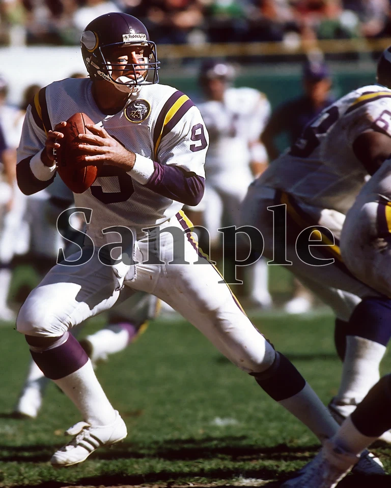 Minnesota Vikings QB Tommy Kramer Juego Acción Color 8 X 10 Foto Imagen Foto 1 de 1