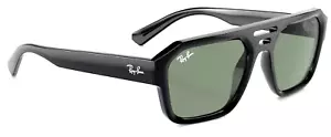 RAY-BAN Sunglasses RB 4397 CORRIGAN 6677/71 54-20 145 Black Frames w/Grey Lenses - Picture 1 of 17