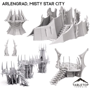 Arlengrad, neblige Sternstadt - Fantasie grimdark Dämonengelände - Bild 1 von 11