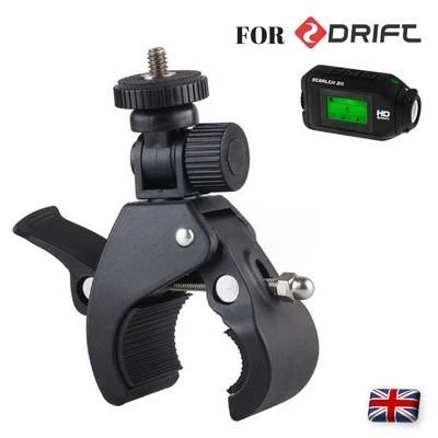 Bicycle Mount Clamp for Drift Stealth 2 action camera HD Ghost Ghost-S HD720 170 - Image 1 of 4