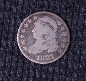 1827 Gedeckelte Büste Groschen 10c großer Augenreiz - Bild 1 von 2