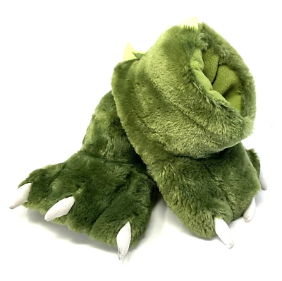 Lazy One Dinosaur Paw Slippers Size Large L (Mens 4-7) (Womens 5-8) (Kids 3-5) - Image 1 of 4