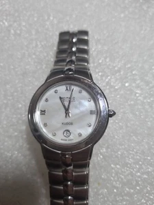 MENS GENUINE ZEITNER KUDOS STAINLESS STEEL BRACELET QUARTZ WATCH. NEW. 3ATM - Picture 1 of 7