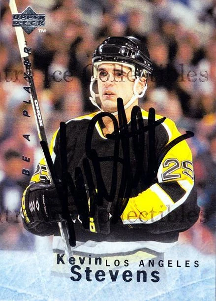 1995-96 Be A Player Auto #12 Kevin Stevens - Image 1 of 1