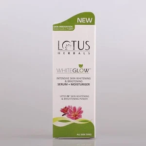 Lotus Herbals Whiteglow Intensive Skin Serum + Moisturiser Nourishes skin 30ml - Picture 1 of 6