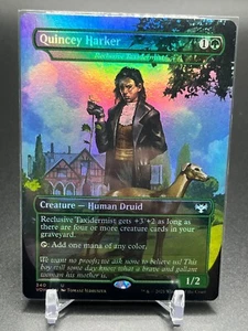 Magic The Gathering Quincey Harker 340 Innistrad: Cimson Vow poco común lámina de escaparate de arte completo - Imagen 1 de 2
