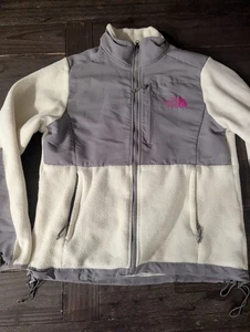 The North Face Damen Denali Fleecejacke - Beige/Grau, Größe M - Bild 1 von 8
