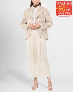 PVP €1170 MM6 MAISON MARGIELA Chaqueta Blazer Crepé IT36 US0 UK4 XXS Hecha en Italia - Imagen 1 de 5