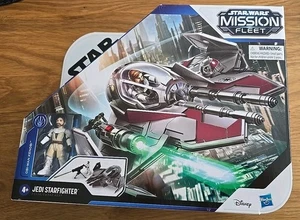 JEDI STARFIGHTER OBI-WAN KENOBI FIGURE STAR WARS MISSION FLEET HASBRO THE CLONE - Bild 1 von 1