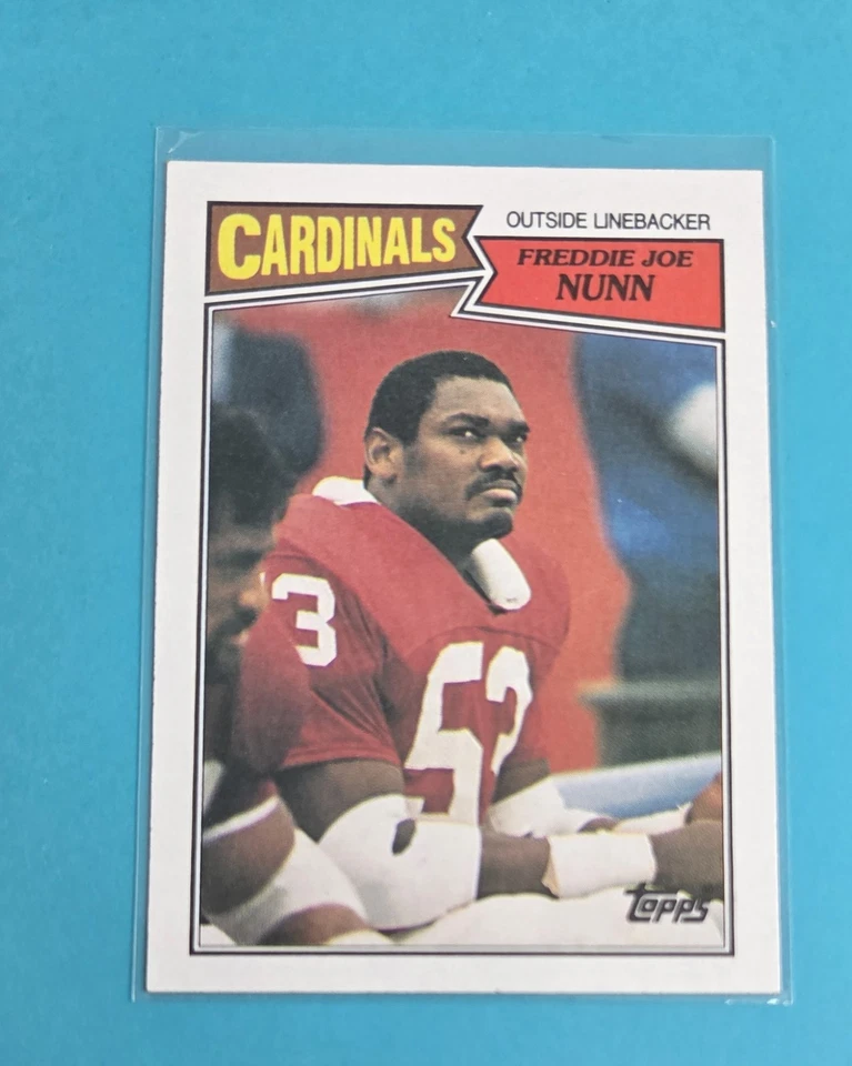 1987 Topps #337 Freddie Joe Nunn St. Louis Cardinals FOOTBALL Card 6E - Image 1 of 2