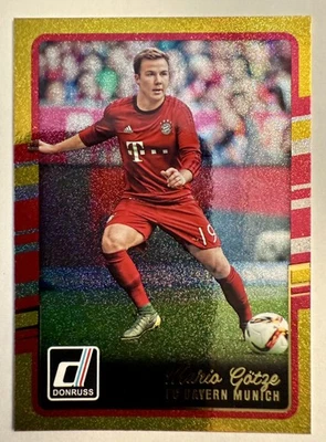 🔥2016-17 DONRUSS SOCCER GOLD MARIO GOTZE #37 FC BAYERN MUNICH🔥 Foto 1 de 2
