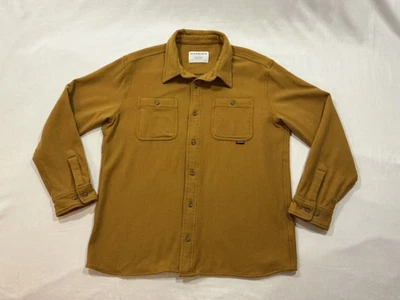 Рубашка Duckworth Sawtooth мужская шерсть мериноса фланель утка коричневая сделано в США размер большой - Изображение 1 из 4