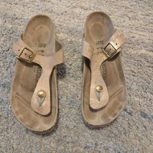 Birkenstock Gizeh Pink Sandals Size 37 Women's Preppy Boho - Imagen 1 de 8