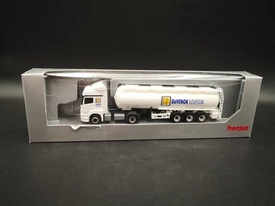 Herpa MB Axor Güvenok Lojistik Türkei Tankwagen Sattelzug *Vi1001-3-3000 - Bild 1 von 4